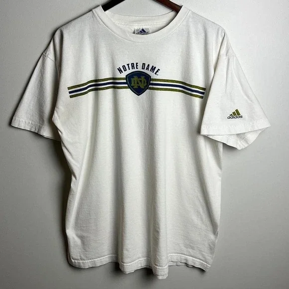 Vintage Notre Dame Adidas Tee - Picture 1 of 8